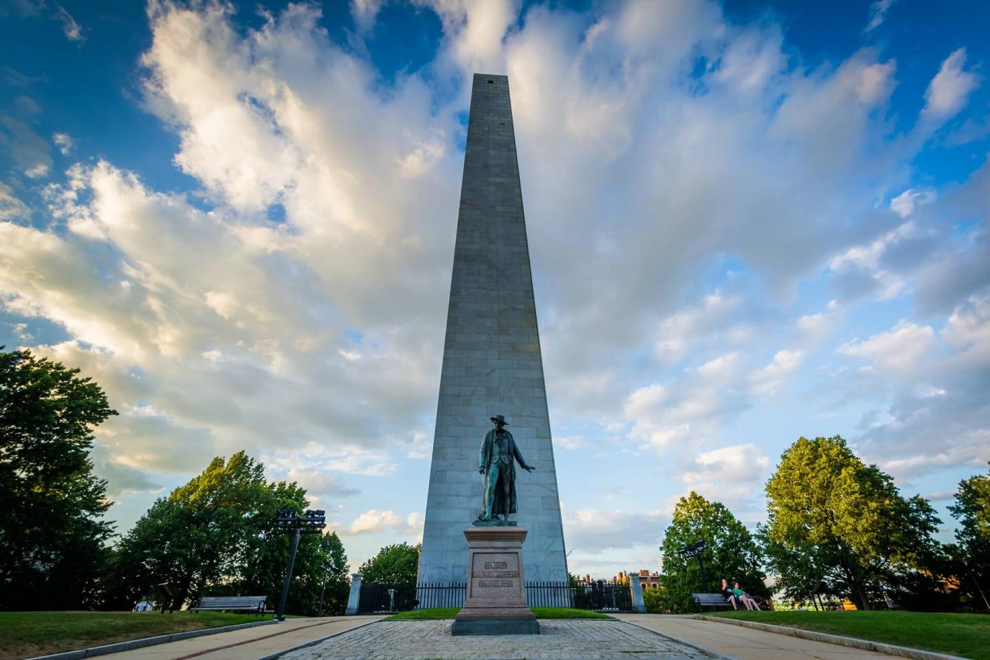 bunker hill monument stairs clipart