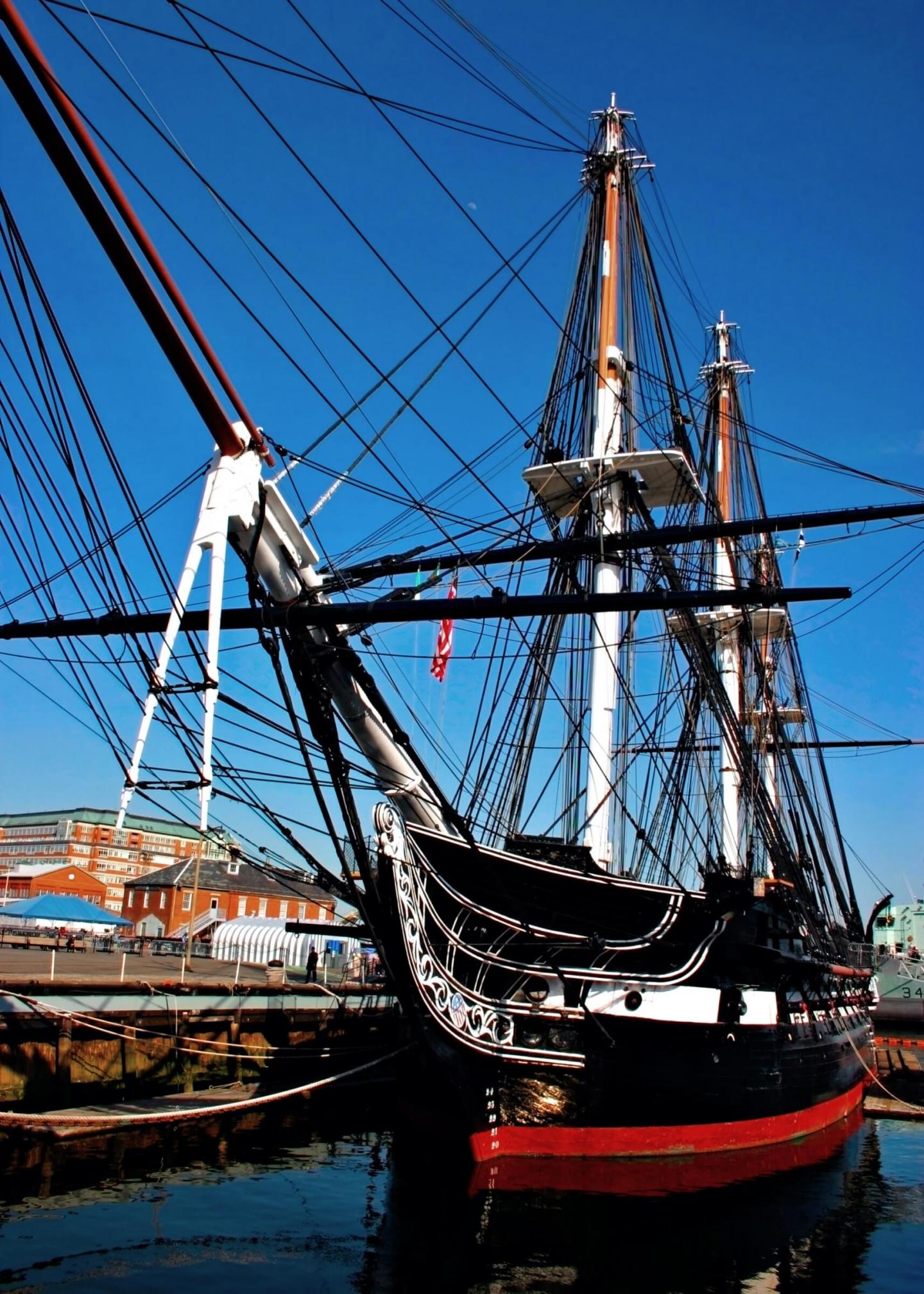 An old sailing boat