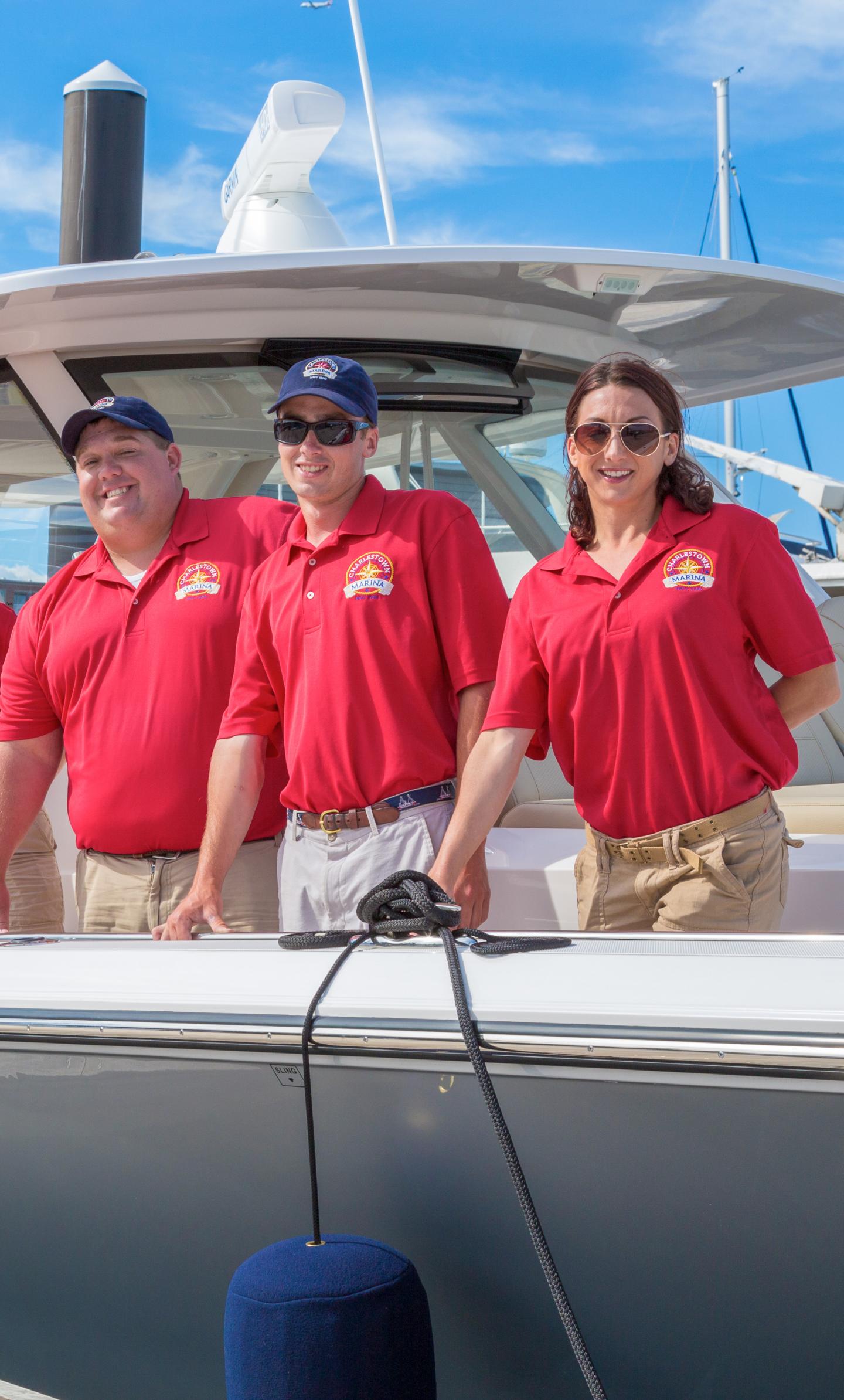 Staff at Charlestown Marina