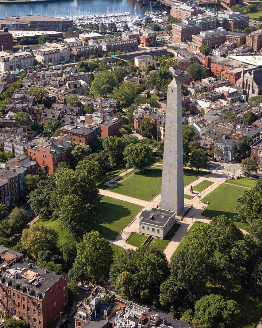 Bunker Hill Monument in Charlestown