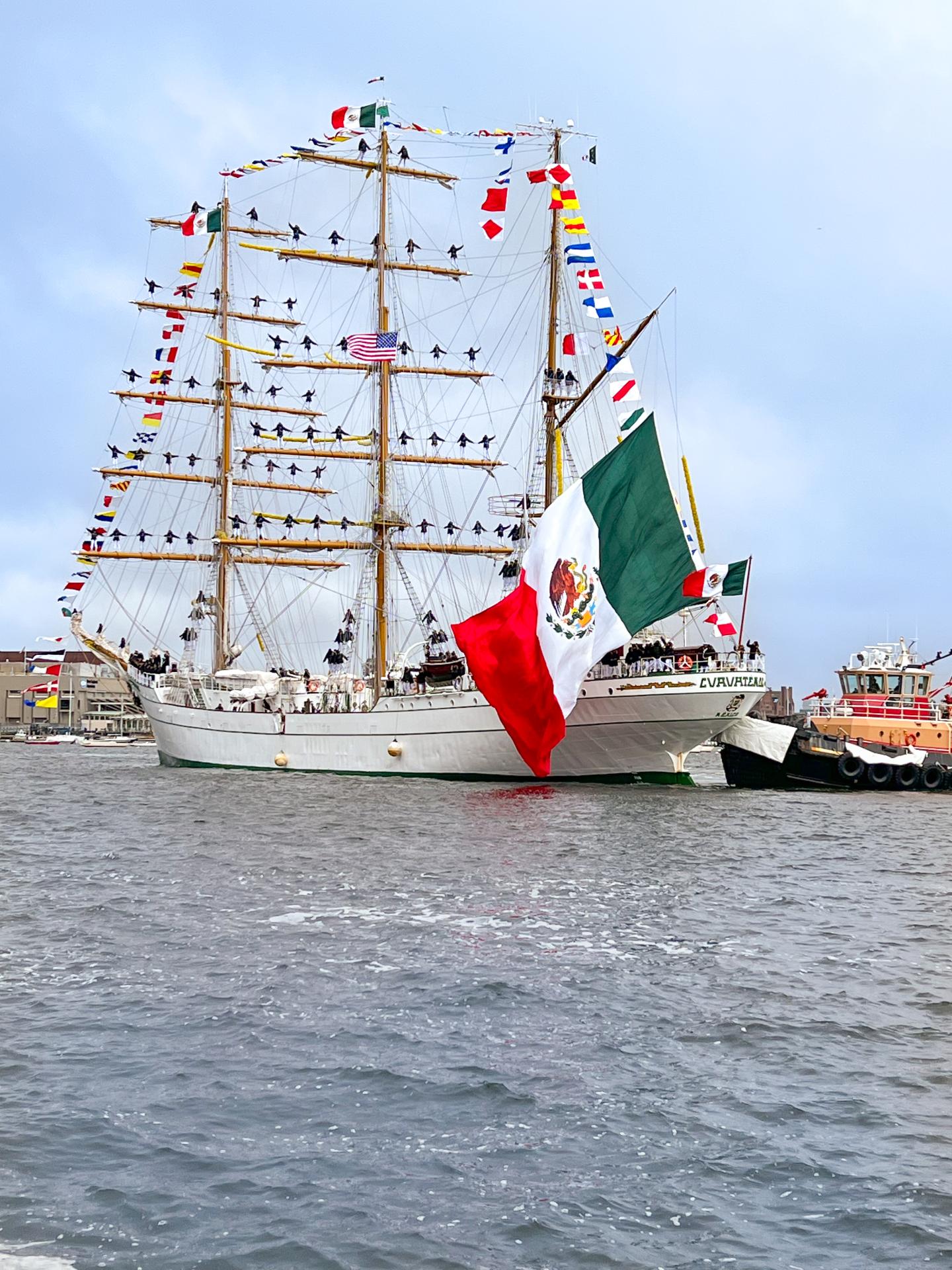 Mexican Tall Ship in Boston Harbor
