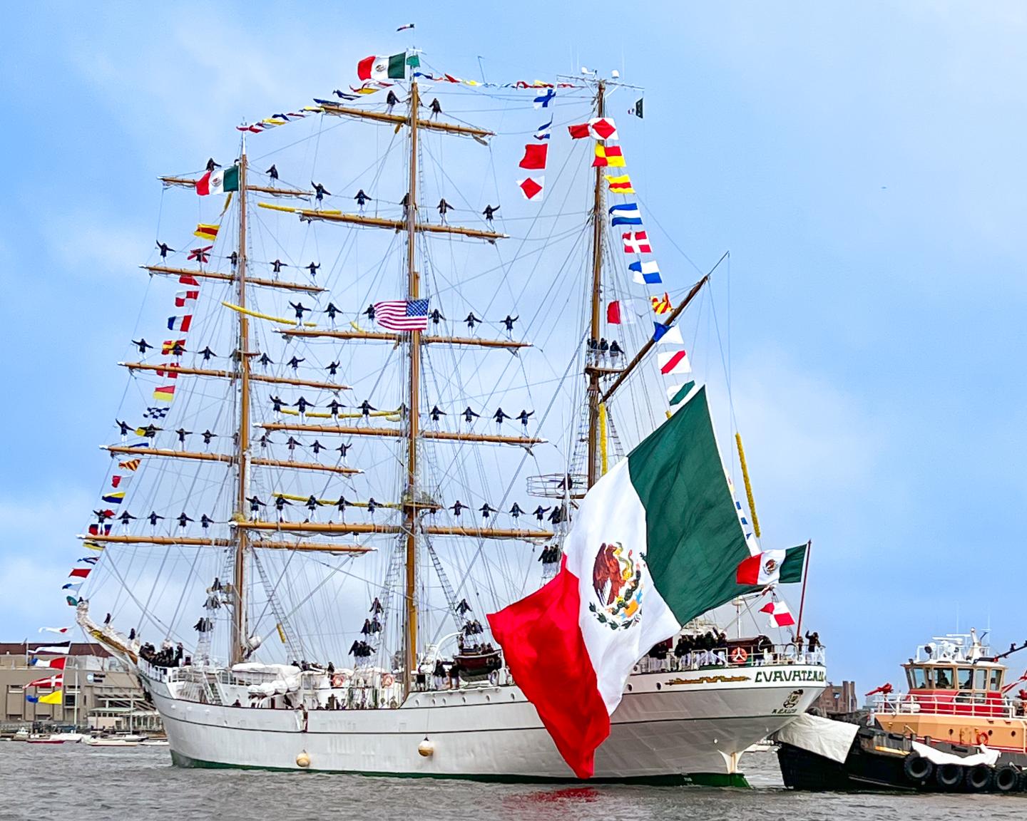 Tall Ship in Boston Harbor