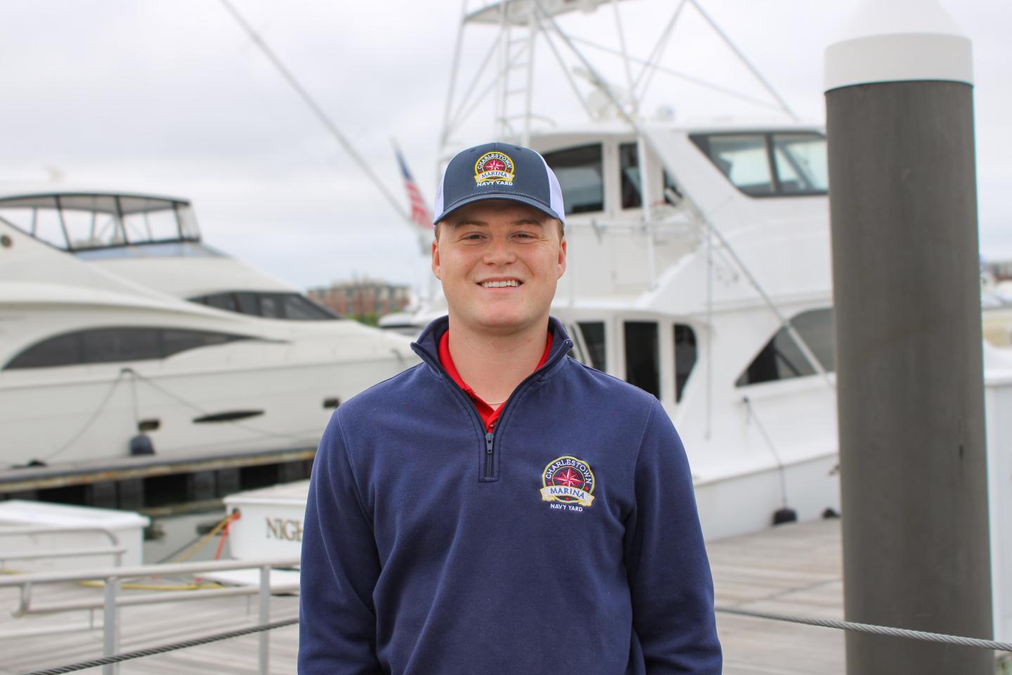 John Keyes, Assistant Dockmaster at Charlestown Marina
